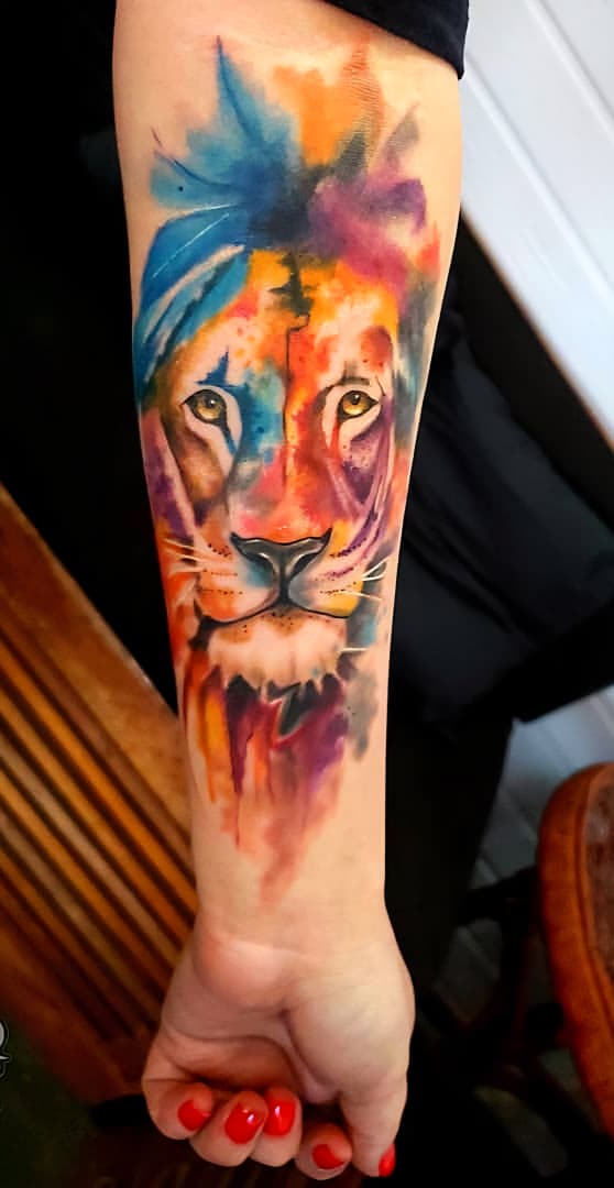 Tatuagem estilo Aquarela
