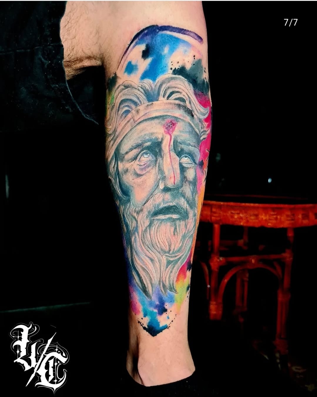 Tatuagem estilo Aquarela