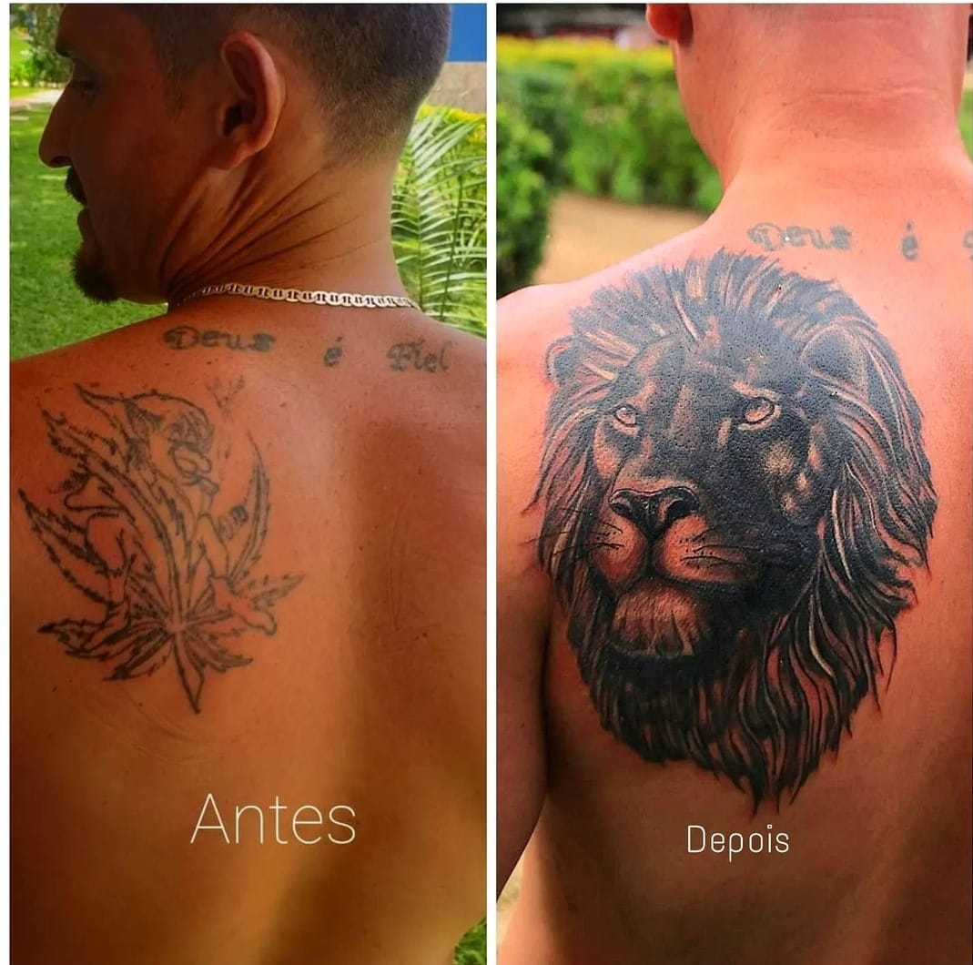 Tatuagem estilo Cobertura