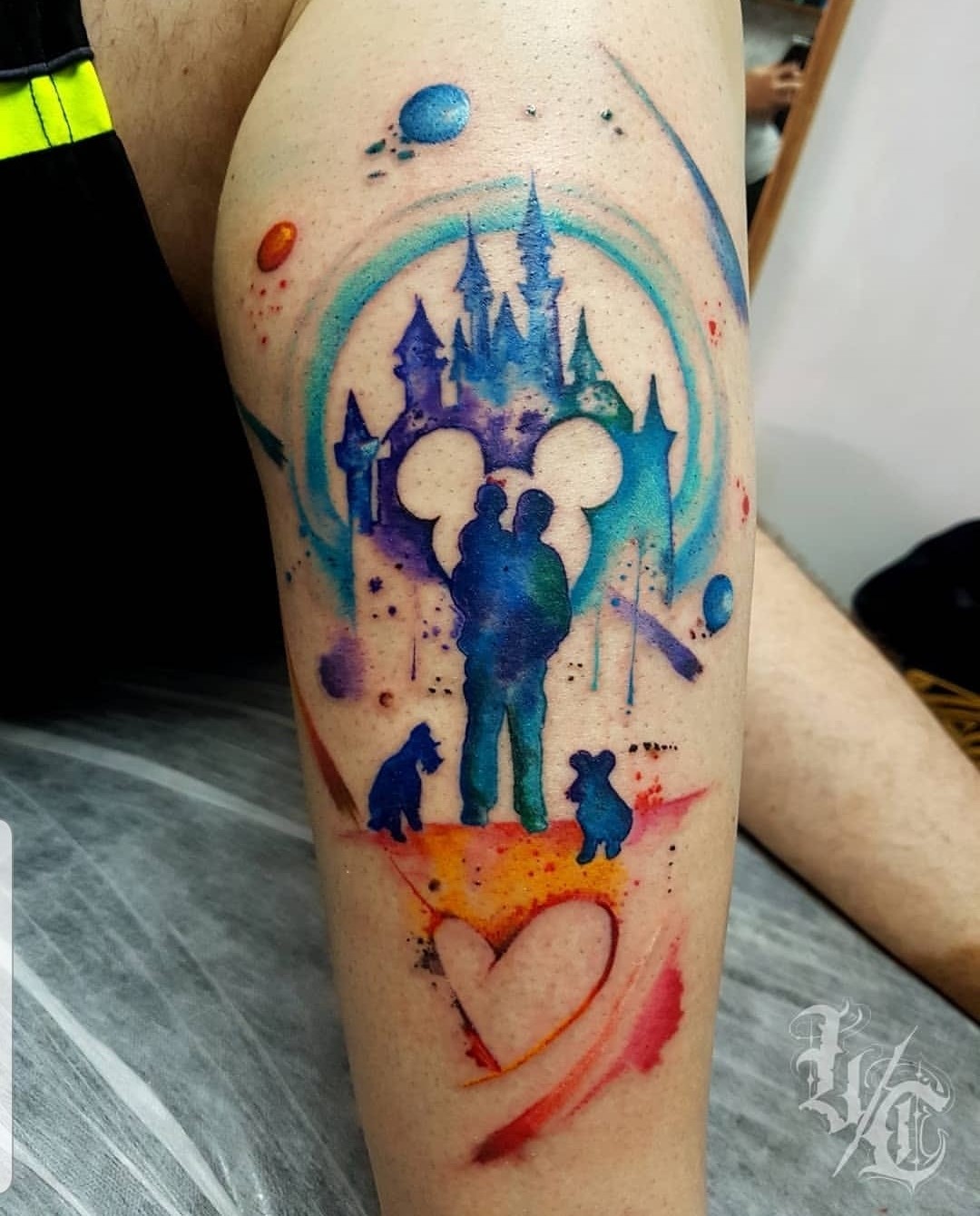 Tatuagem estilo Aquarela